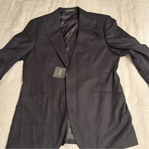 Indochino Luxury NWT Men's Black Blazer 95% wool 5% Cashmere‎